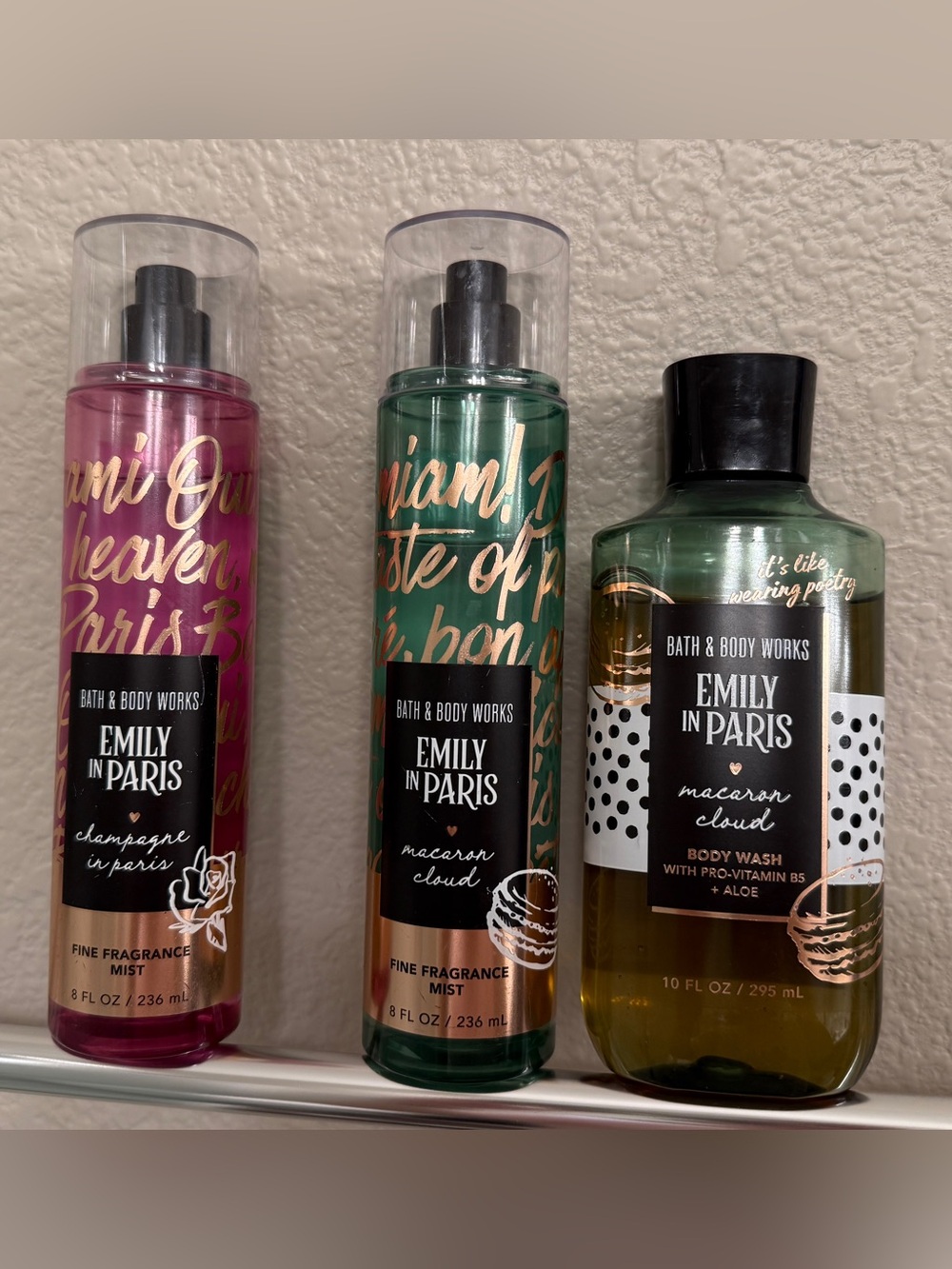 ♻️ Preowned/Declutter Limited Edition Emily in Paris Bath & Body Works Bundle